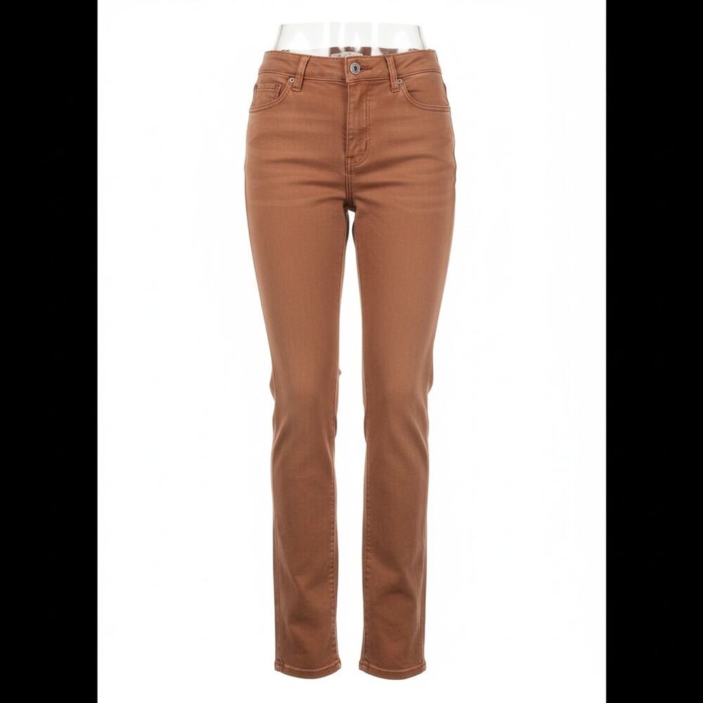 GUESS 1981 Skinny High Rise Jeans Women’s Size 26 Rust Brown